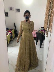 Golden Long Gown