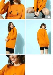 Orange Sweatshirt