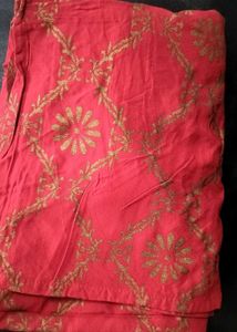 Elegant Red Printed Kurta