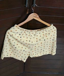 Cute Patterned Lounge Shorts - Set of Four