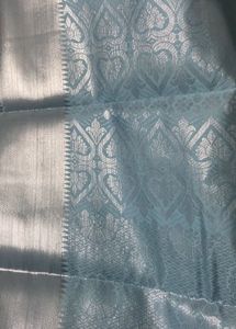 Elegant Blue zari Saree( Limited Priod Availale))