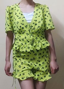 Summer Lime Green Co-ord