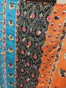 Multicoloured Garba Dupatta