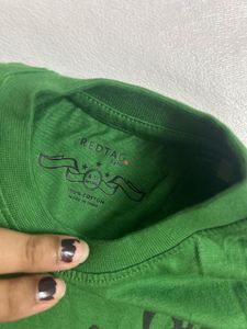 Green Animal Print Toddler Tee