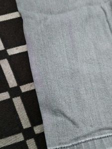 Gray Denim Jeans