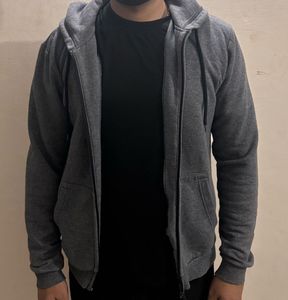H&amp;M Grey Zip-Up Hoodie