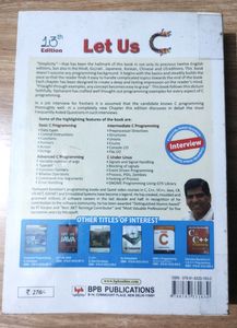 Let Us C By Yashwant Kanetkar 13th Edition