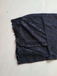 Black Embroidered Kurti Suit