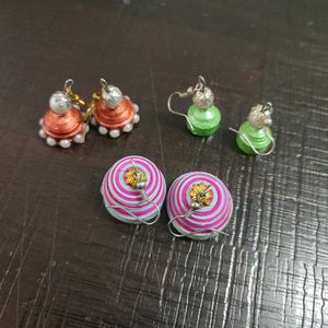 Jhumka Combo Set Of 3 🌼🌸