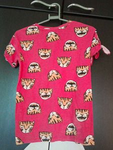 Cute Tiger Print Tee