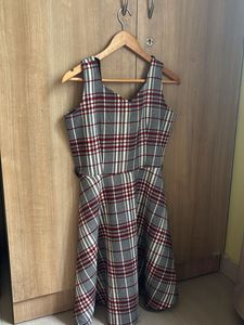 Checked Mini Dress