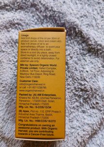 Organic Harvest Lavendar Essential Oil