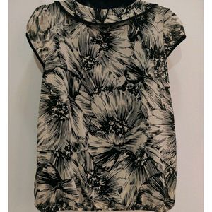 Women Black &amp; Beige Top Bust 42 , Length 25