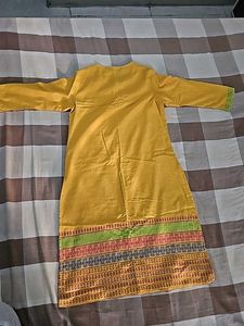 Simple Yellow Kurta