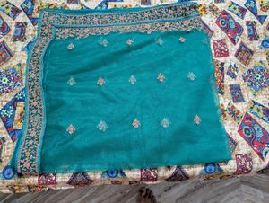 Elegant Teal Lehenga Choli