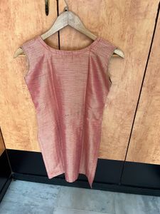 Weaved Embroidered Kurta