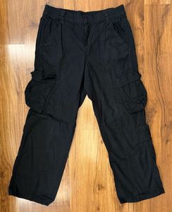 H&M Black Cargo Pants