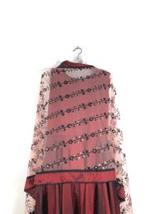 Maroon Emboridered Maxi Gown (Women’s)