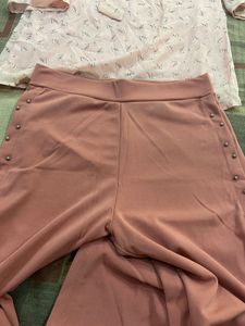 Top With Contrast Pants