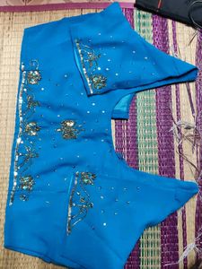 Embroidered Blue Kurta