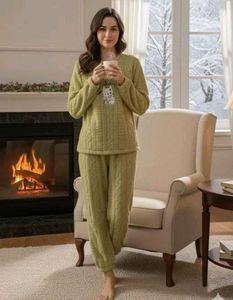 Cozy Green Pajama Set