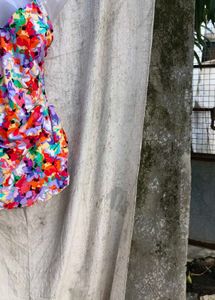 35119. Floral One Piece Swimsuit