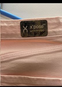 Bootcut Pinkish Peach Colour Jeans