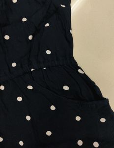 Polka Dot Short Jumpsuit For Women
