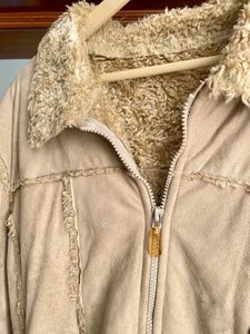 Cozy Faux Suede &amp; Fur Jacket