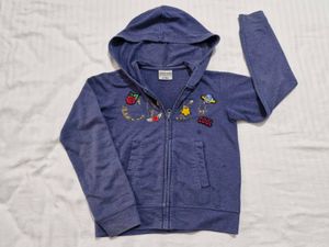 Used Cropped Zip Up Hoodie 8-9y