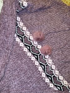 Casual Woolen Top With Hoodie