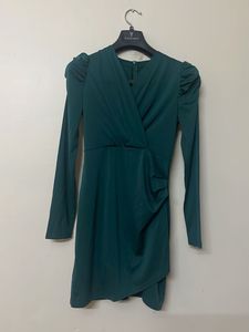 Green Long Sleeve Dress New