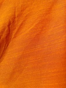 Orange Kurta With Magenta Piping On Sleeves &amp; Neck