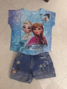 Frozen T-shirt &amp; Shorts Set