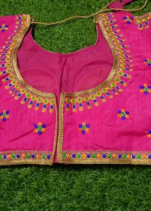 Pink Embroidered Blouse