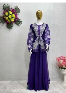 Elegant Purple Kurta Set