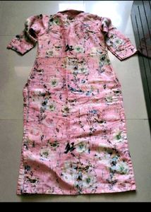 Floral Silk Kurta