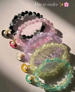 Beaded Shell Bracelet