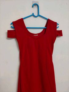 Red Fit &amp; Flare Dress