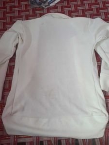 White Open Front Coat