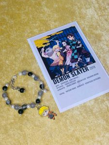 Zenitsu bracelet , handmade with love 💛✨