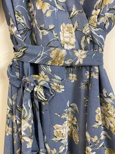 Floral Wrap Around Dress From Myntra