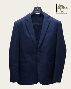 Navy Blue Blazer - Formal Style