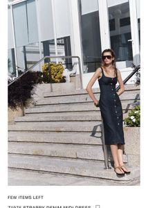 Zara Denim Button-Down Dress
