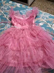 Pink Tulle Party Dress