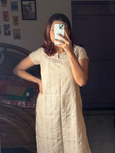 Elegant Cream Coloured Kurta