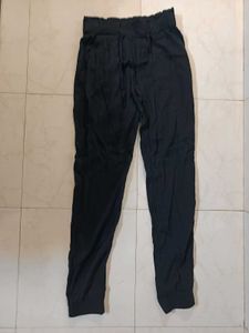 Black Linen Trousers