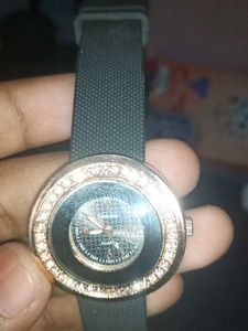 Stylish Black Wrist Watch