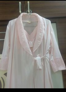 Sale Today Pink 2 Pcs NightGown