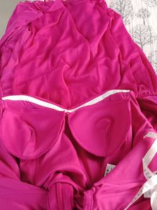 Elegant Magenta AZAZIE Dress (A6)